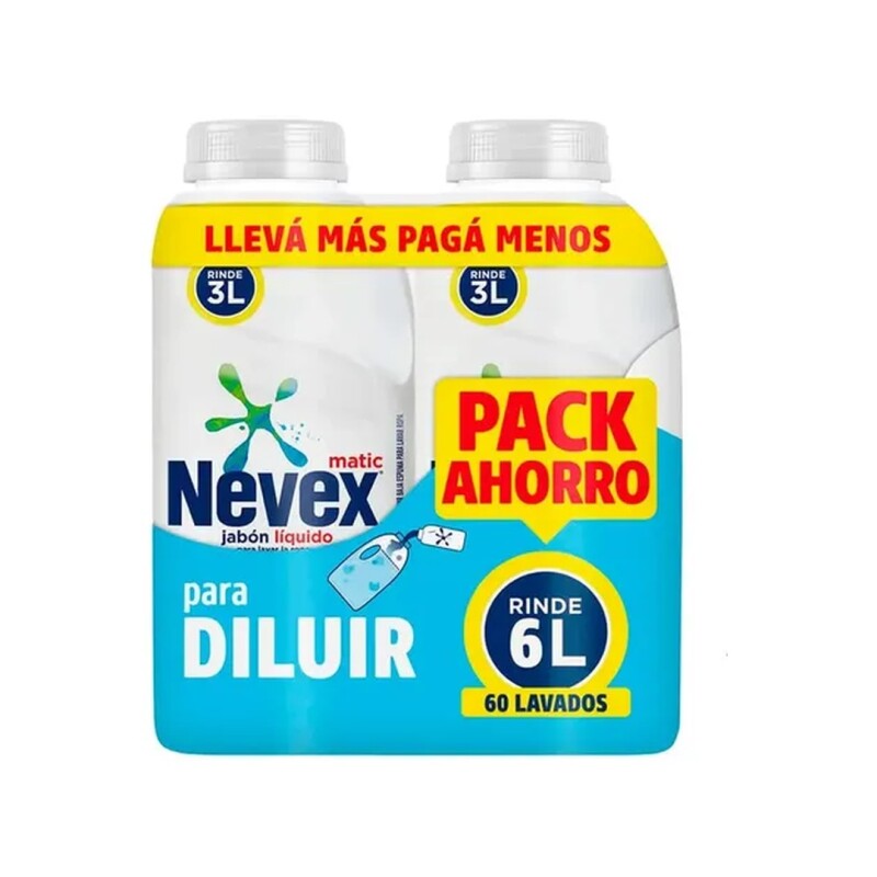 NEVEX PARA DILUIR PACK X2 BLANQUEADOR Nevex Para Diluir Pack X2 Blanqueador