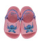 Sandalias Infantiles Disney Slide Baby Rosado - Azul