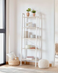Estantería Aarhus acero blanco 56 x 172 cm Estantería Aarhus acero blanco 56 x 172 cm