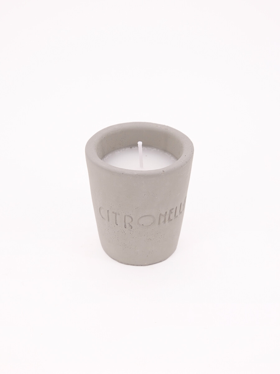 VELA CITRONELA CEMENTO - GRIS 