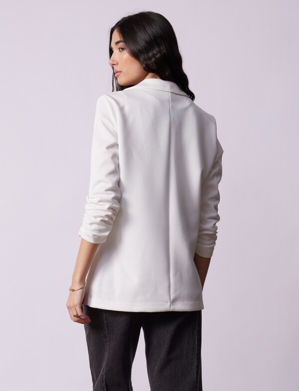 Blazer Manga Frunces CRUDO
