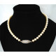 Collar De Perla De Cultivo 7 Y 7 1/2 Milimetros Con Broche En Oro 18K Y Brillantes Largo 45 Cm Collar De Perla De Cultivo 7 Y 7 1/2 Milimetros Con Broche En Oro 18K Y Brillantes Largo 45 Cm