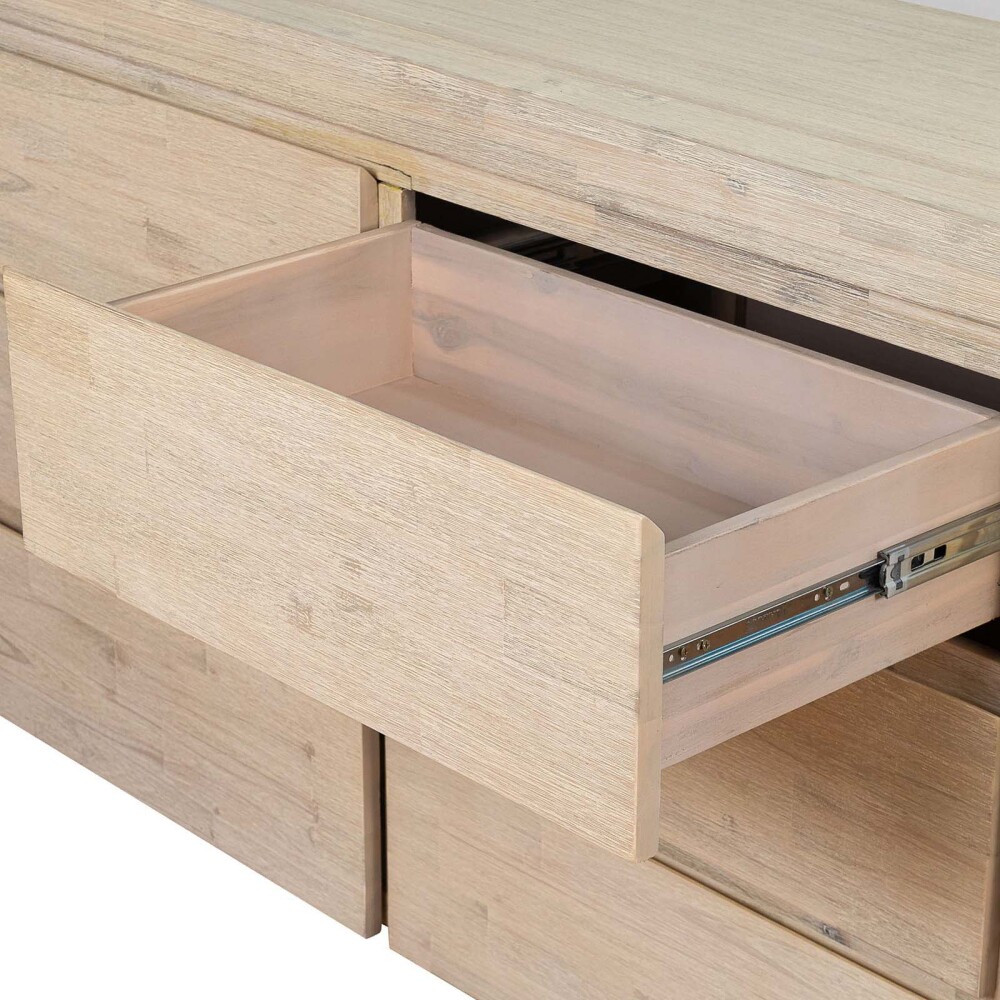 COMODA 6 CAJONES MADERA-ACACIA NATURAL-BEIGE NEWPORT