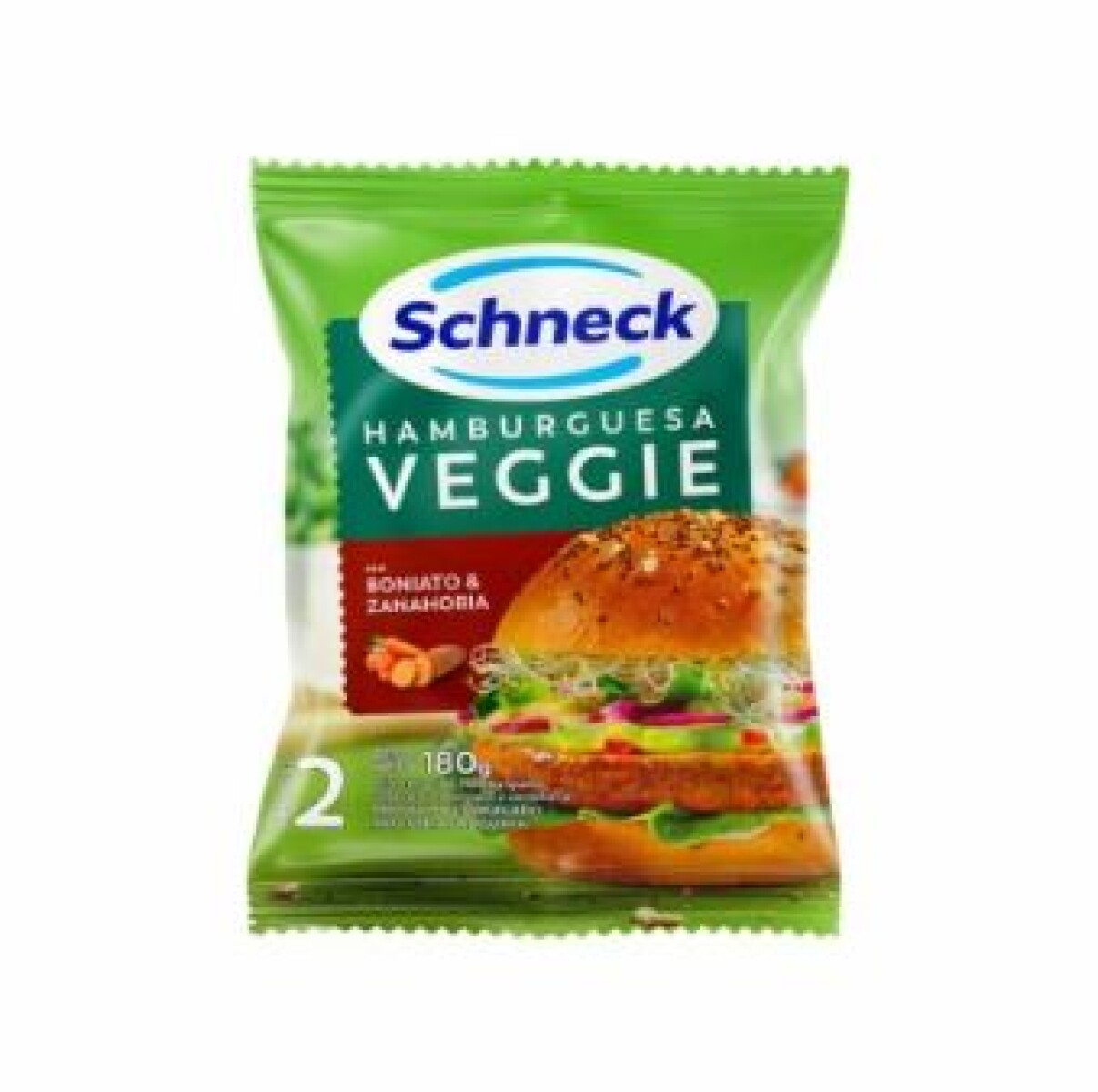 Hamburguesa Veggie Boniato y Zanahoria Schneck X2 Unidades 