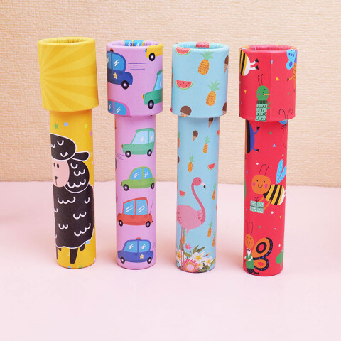 Caleidoscopio estampado 4 diseños Caleidoscopio Estampado 4 Diseños