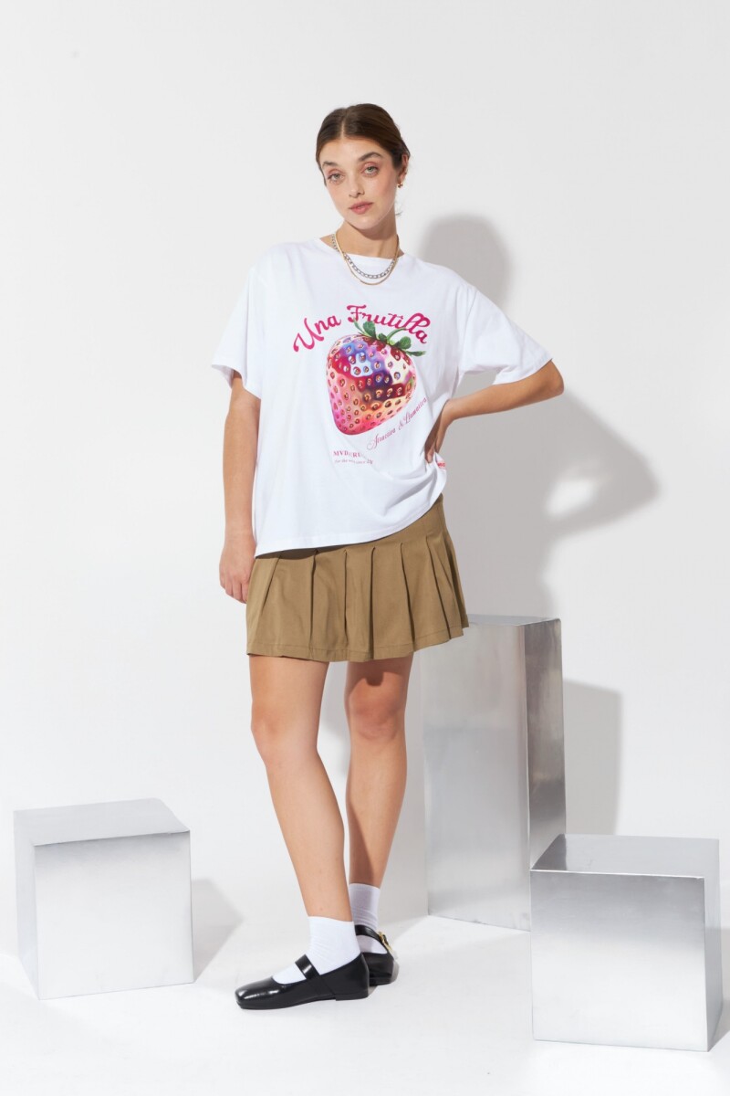 T shirt frutilla - blanco 