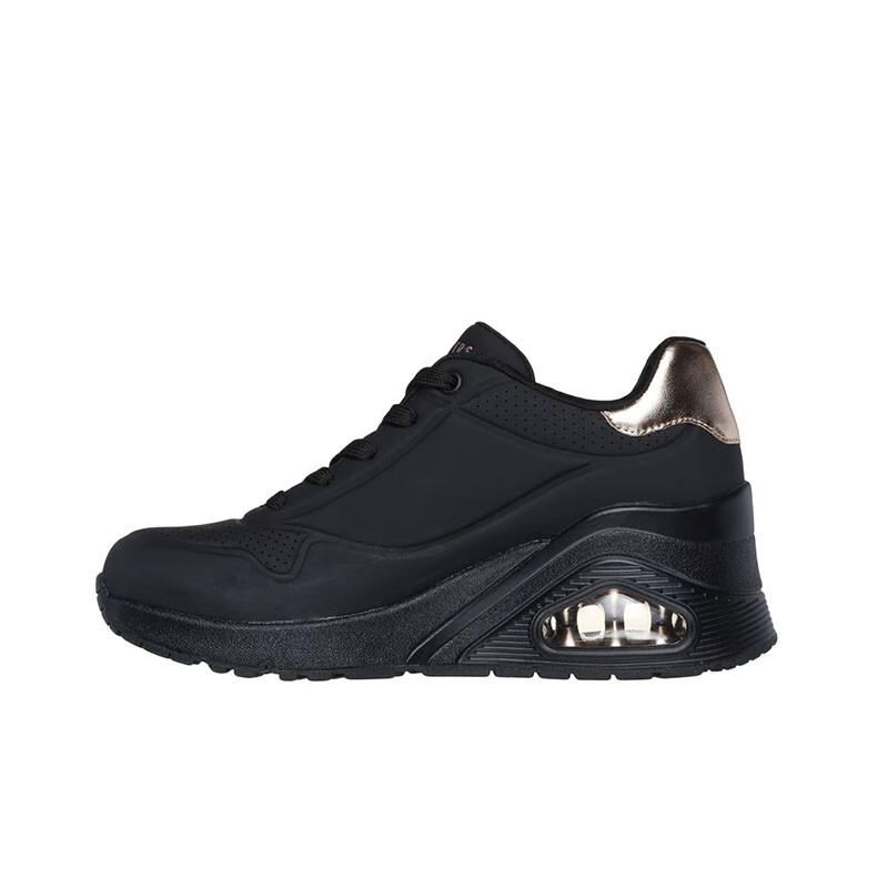 Championes Uno Wedge Hi Steps Negro