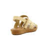 Sandalia Country Mujer Dos Tiras Con Pulsera Perla-ambar