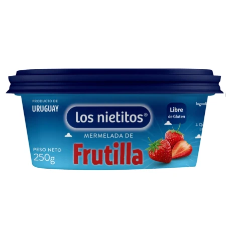MERMELADA LOS NIETITOS 250G FRUTILLA MERMELADA LOS NIETITOS 250G FRUTILLA