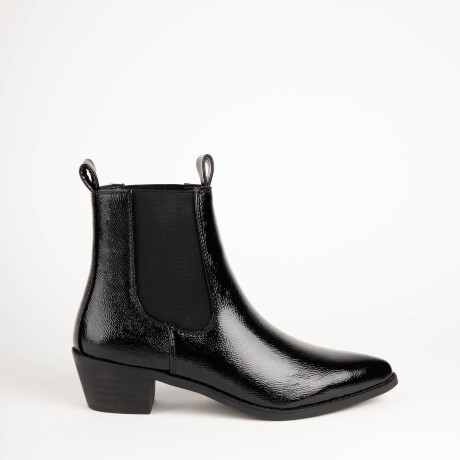 BOTA KRISTENA Charol Negro