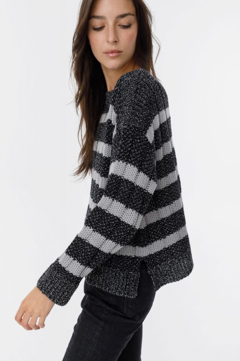 Sweater Serena Negro/Gris