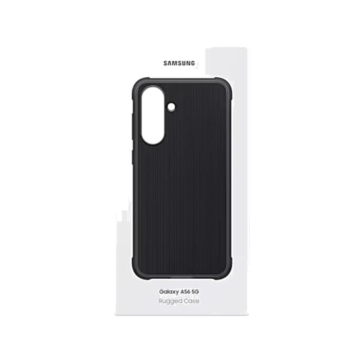 Funda Samsung Rugged Case Antigolpes para Galaxy A56 5G Negra Rugged Case