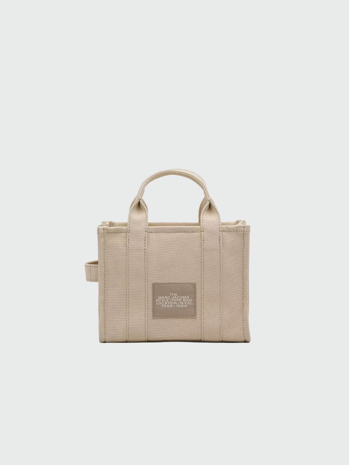 Marc Jacobs - Bolso tote pequeño de algodón Beige