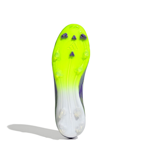Championes de Fútbol 11 Unisex Adidas F50 League FG Púrpura - Blanco - Amarillo Limon