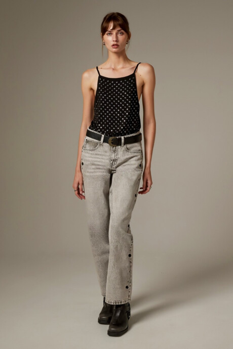 Pantalon Primelia Gris Claro