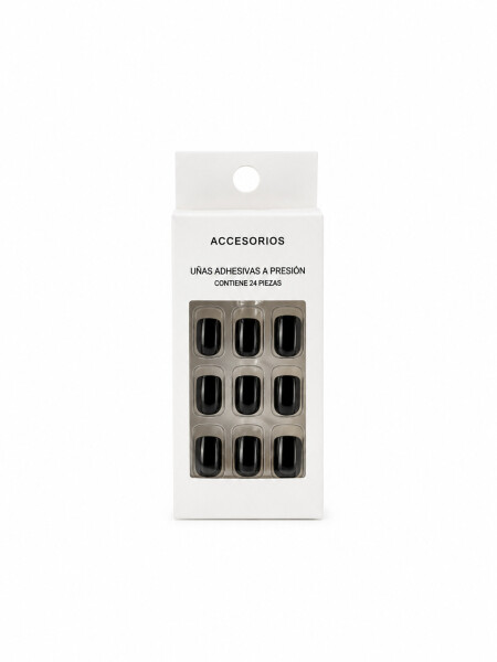UÑAS POSTIZAS NEGRO