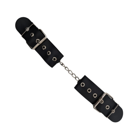 Esposas Gruesas con Mosquetón y Cadena de 10 cm Esposas Gruesas con Mosquetón y Cadena de 10 cm