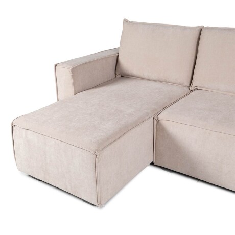 Rinconera Urban - Tela Microfibra - Chaise Izquierdo 12072 (Beige)