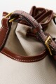 CARTERA VIVO CUERO NATURAL
