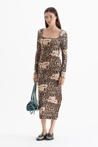 VESTIDO SAFARI Beige