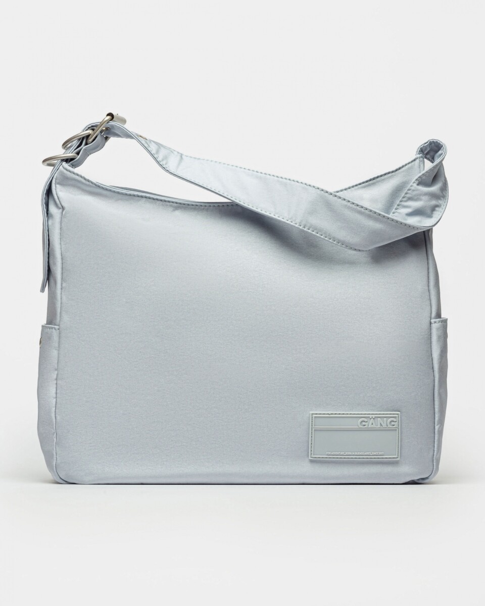 Bolso Gang Glamy En Nylon - Celeste 