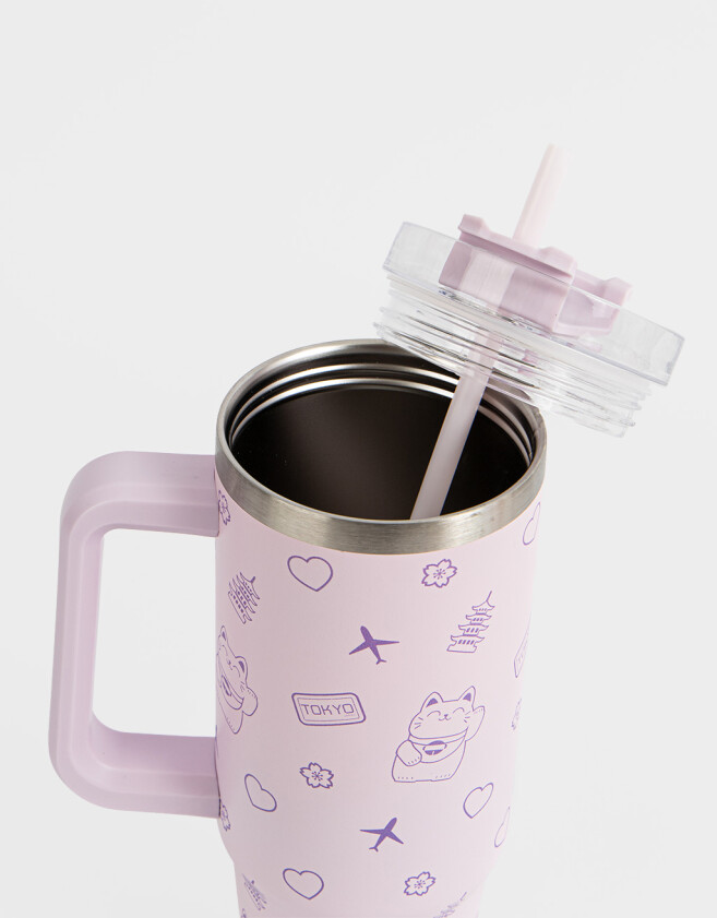 Accesorios Cocina Vaso Alto Térmico "tokyo" - Combinacion Bicolor