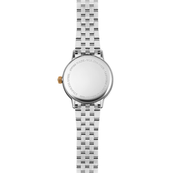 Reloj Raymond Weil Toccata en acero y PVD de oro amarillo, esfera de madre perla y 11 brillantes Reloj Raymond Weil Toccata en acero y PVD de oro amarillo, esfera de madre perla y 11 brillantes