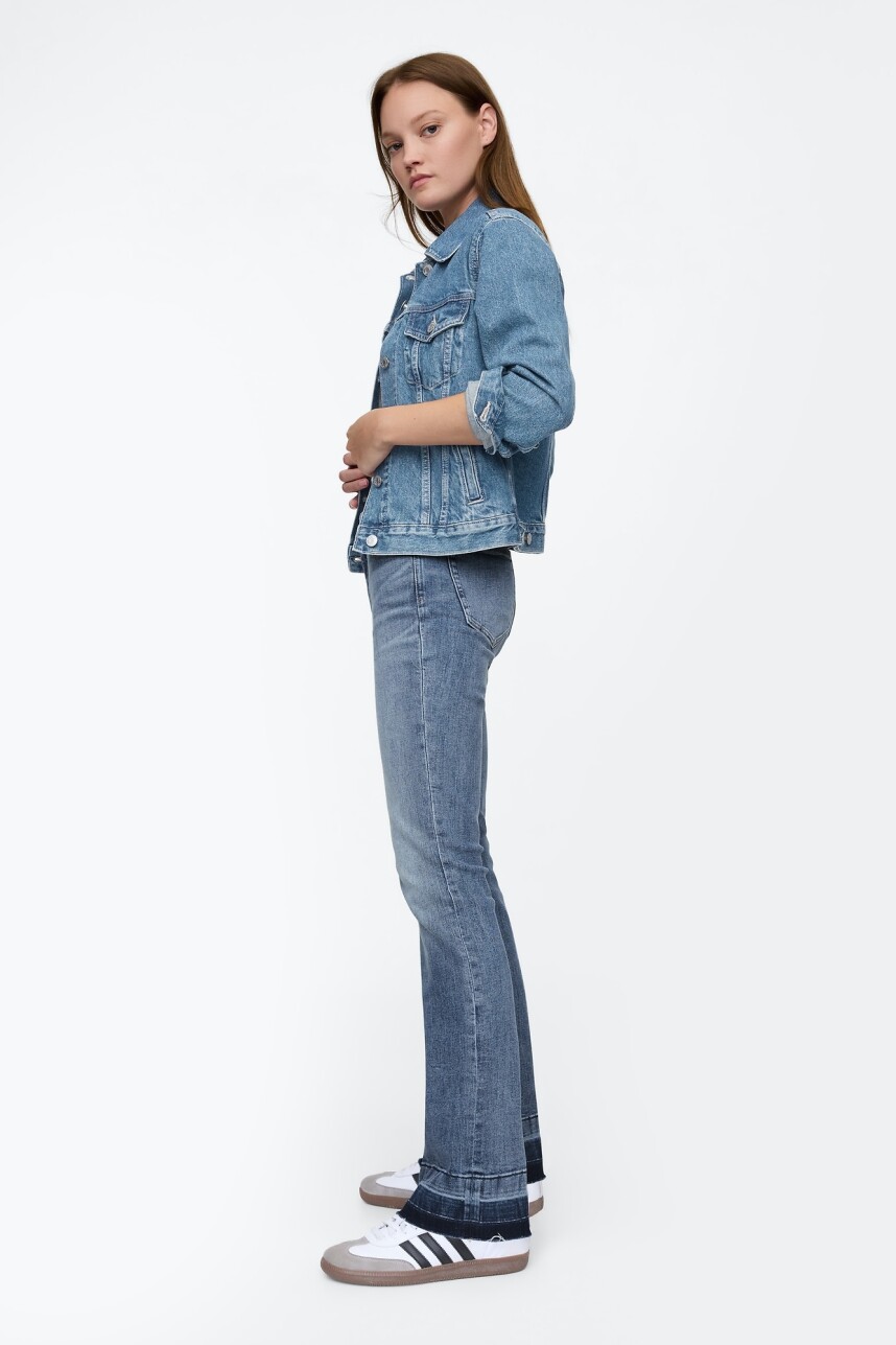 Jean Baby Boot Mujer Medium Wash