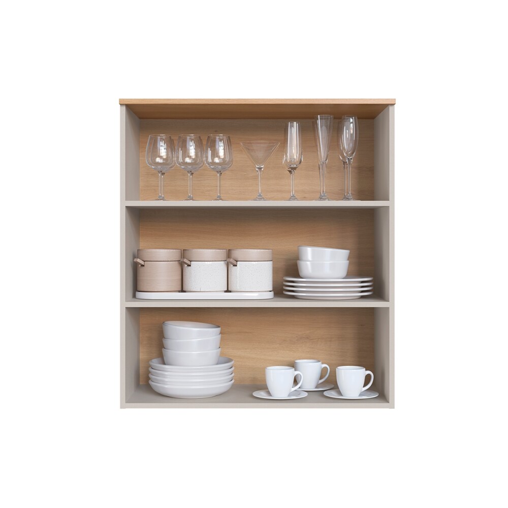 Aéreo Everest con 2 Puertas 0,80 m color: Carvalho/Panna Aéreo Everest Con 2 Puertas 0,80 M Color: Carvalho/panna