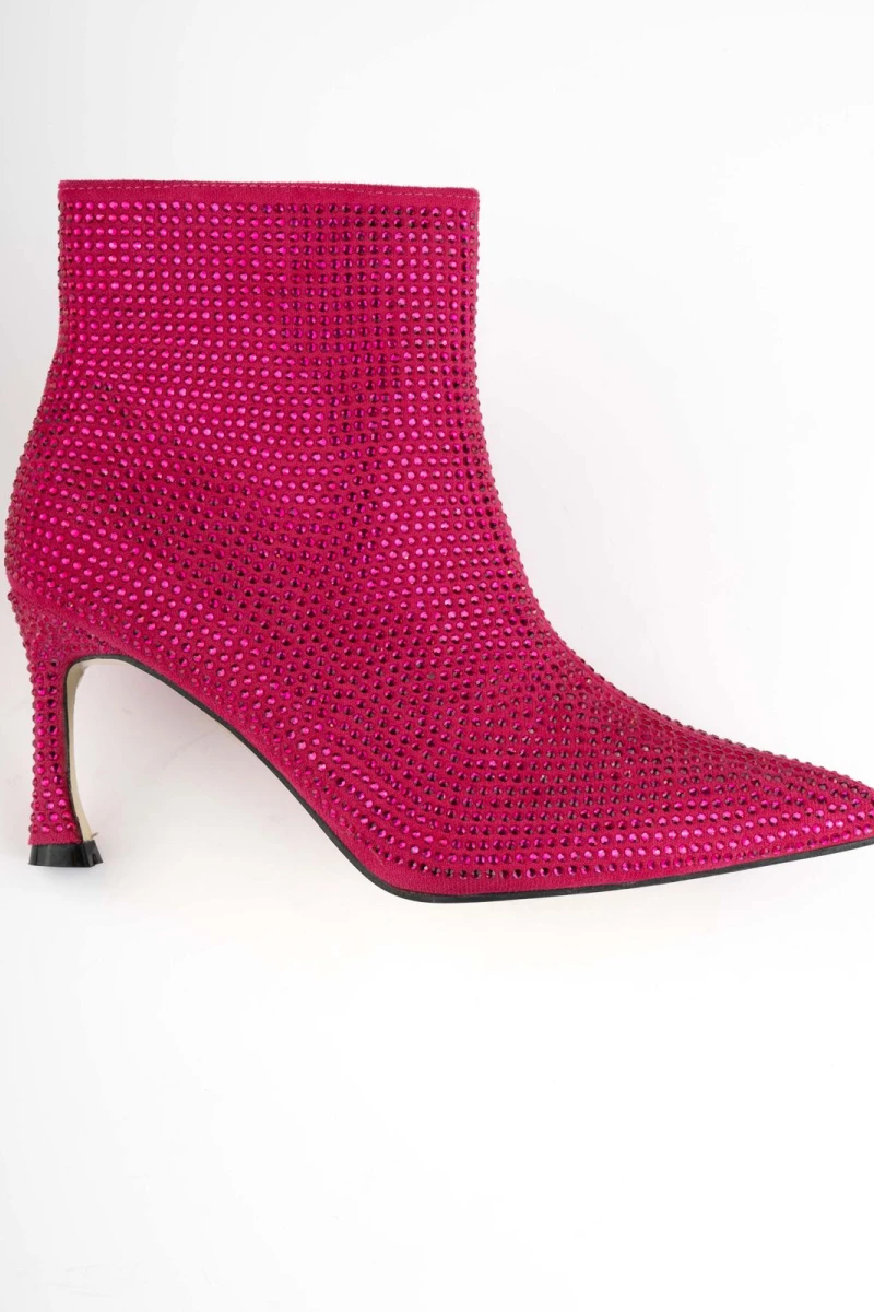 Botin con strass Fucsia