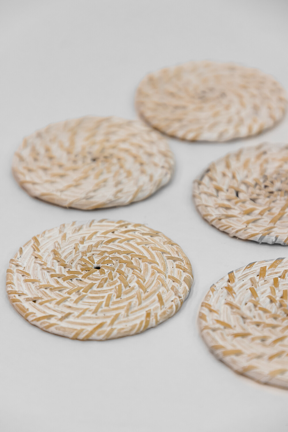 Posa Vaso Angra, Set 6pcs Crudo / Natural