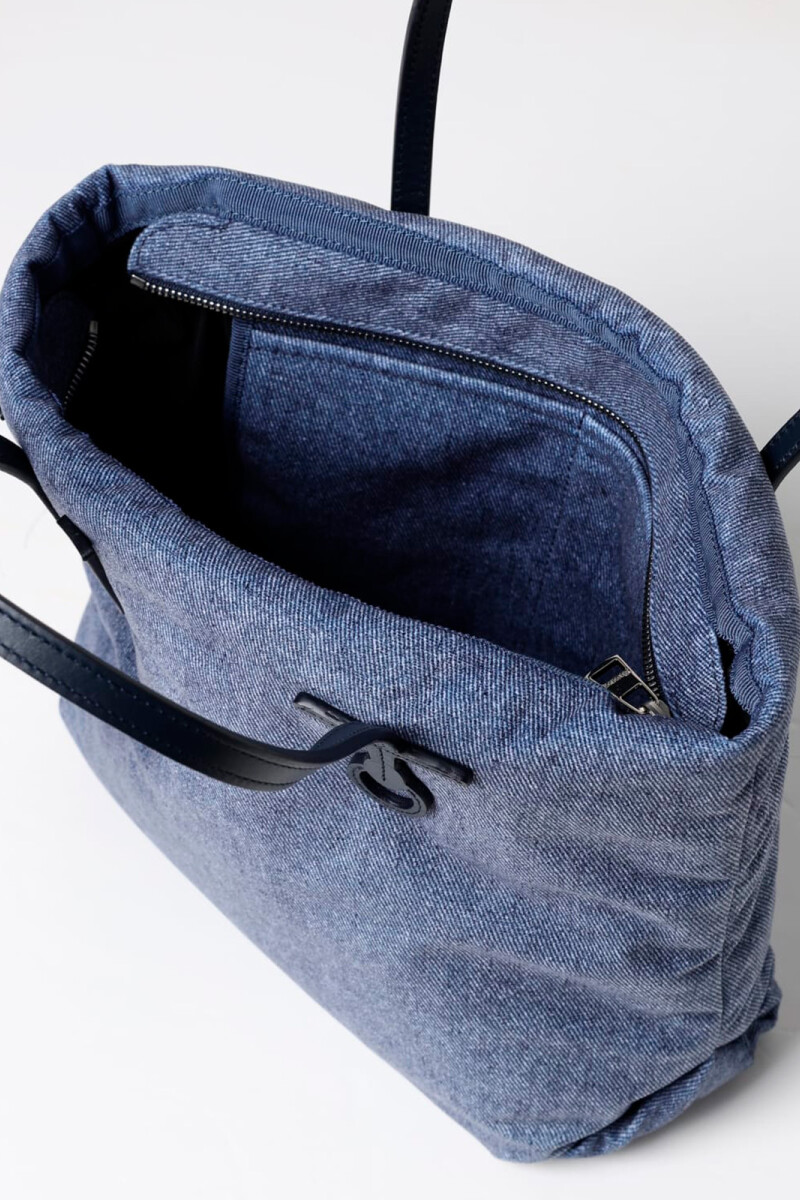 BOLSO SMALL PUFFY ANCHOR TOTE Azul