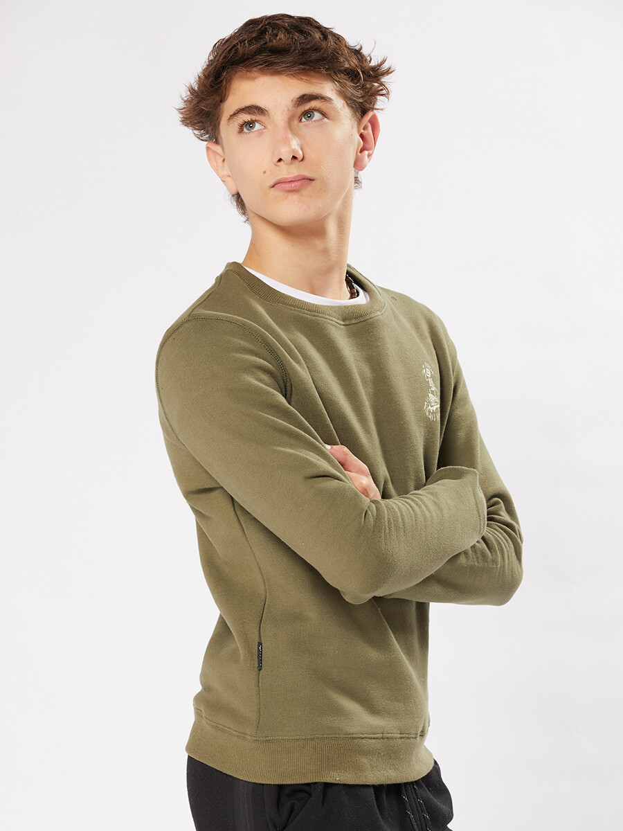 SWEATER LURO TEEN RUSTY - Militar 