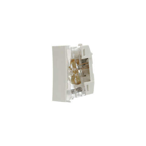Mód. pulsador neutro 10A 250V bianco reale Silight SK3118