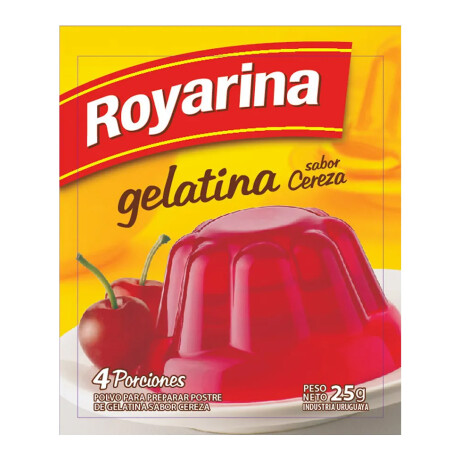 GELATINA ROYARINA 4P 25G CEREZA GELATINA ROYARINA 4P 25G CEREZA