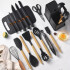 Set de 19 Utensilios para Cocina Silicona Antiadherente IMBACK Negro Set de 19 Utensilios para Cocina Silicona Antiadherente IMBACK Negro