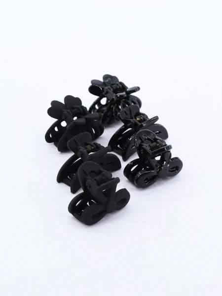 PINZAS PACK x 6 NEGRO