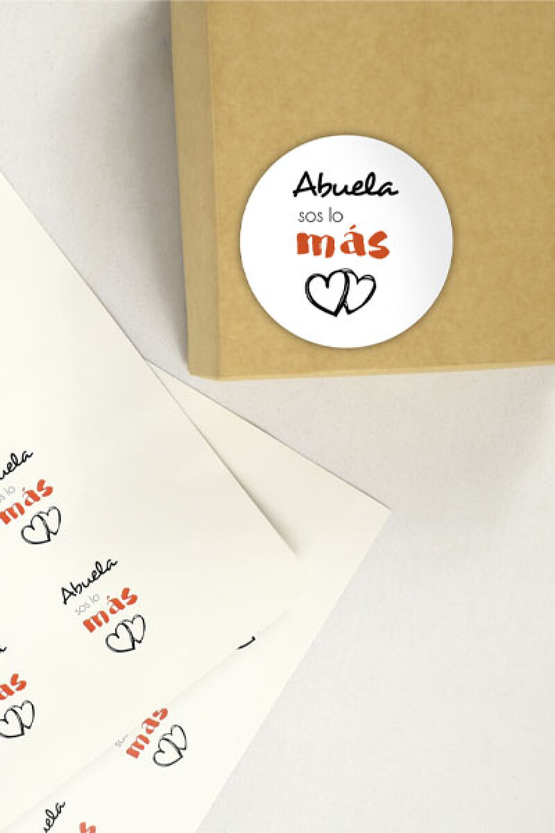 Stickers abuelos plancha - DISEÑO 5 