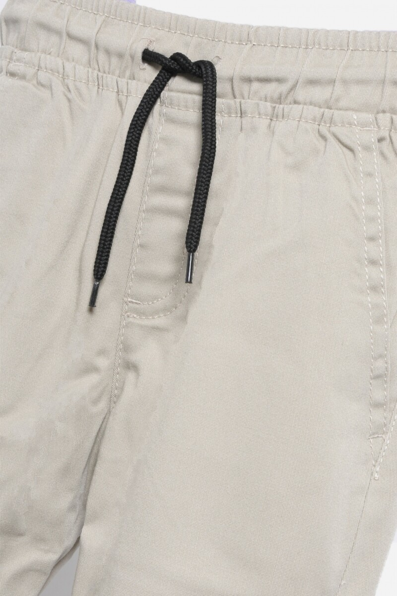Jogger con elástico TOSTADO