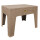 Mesa Ratona Auxiliar Jardín Patio Rattan Exterior UV Capuccino