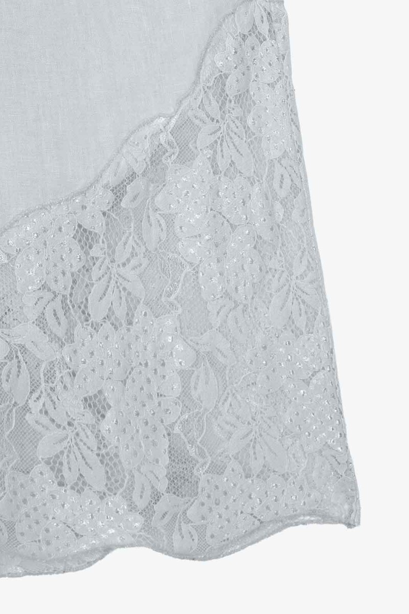 PANT LINO ENCAJE Gris