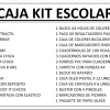 CAJA KIT ESCOLAR VUELTA A CLASES! CAJA KIT ESCOLAR VUELTA A CLASES!