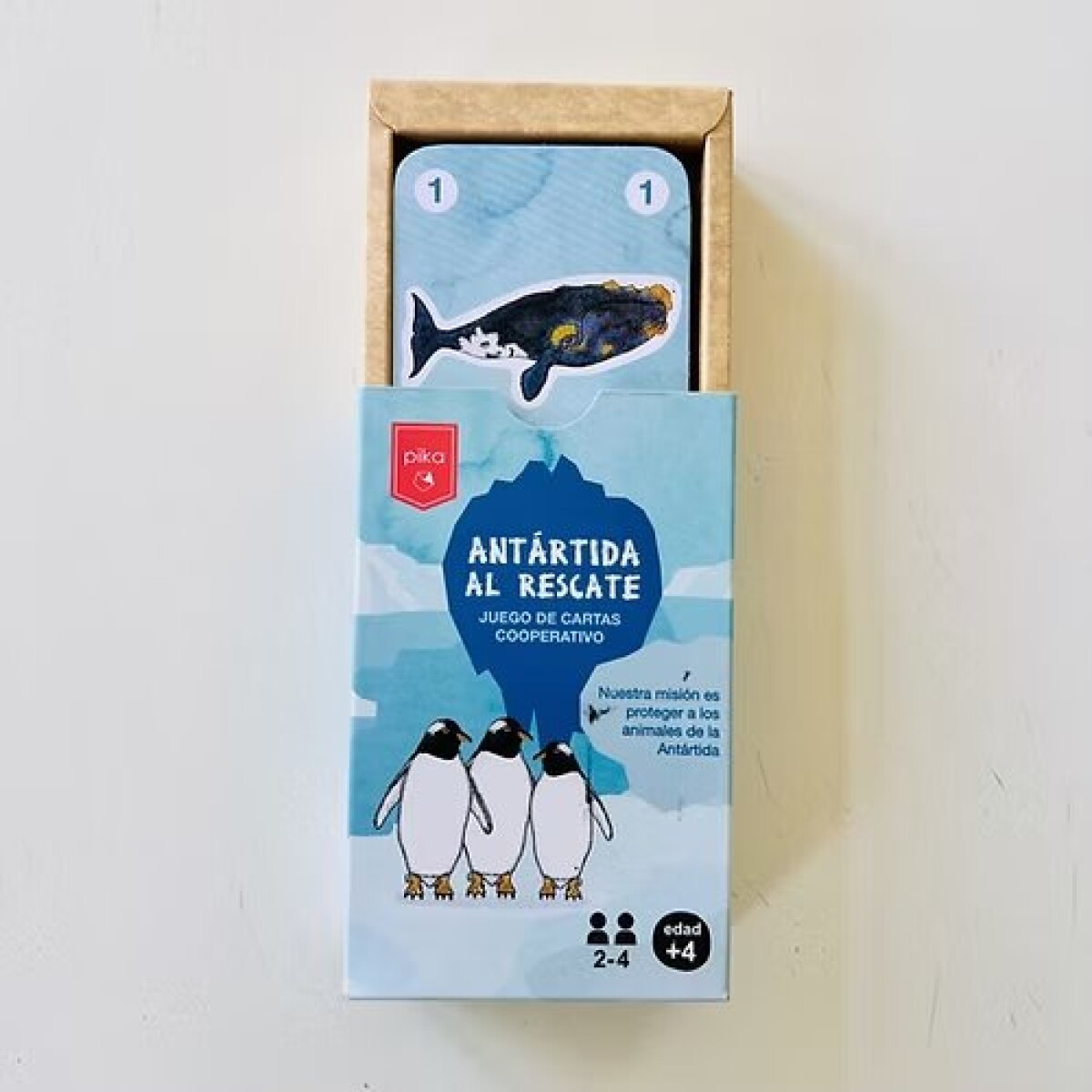 ANTARTIDA AL RESCATE - JUEGO DE CARTAS COOPERATIVO 