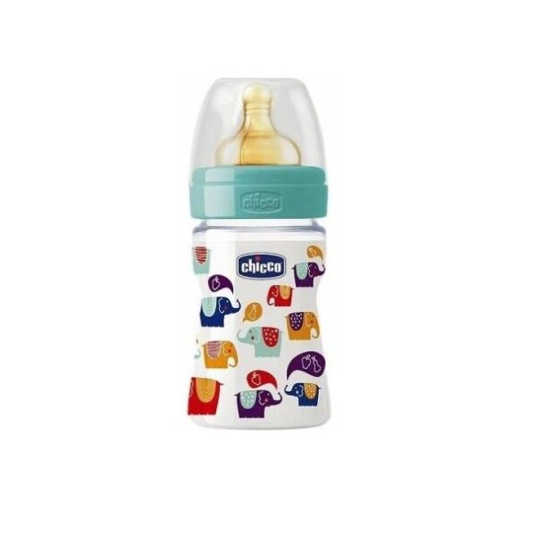 Biberon 150ml latex CHICCO elefantes