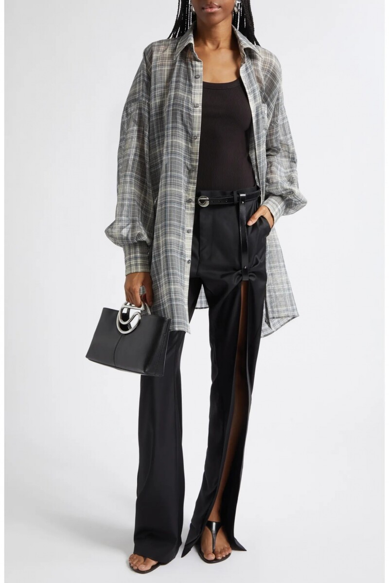 PANTALÓN SUSPENDED TAILORED Negro