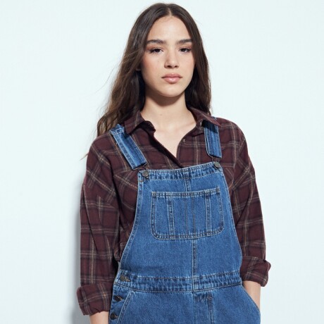 CAMISA ARAGON Bordó