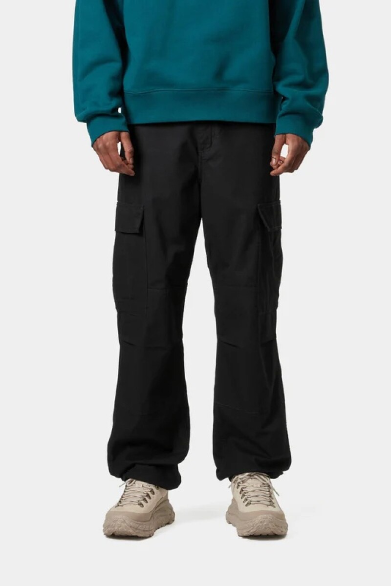 REGULAR CARGO PANT Negro