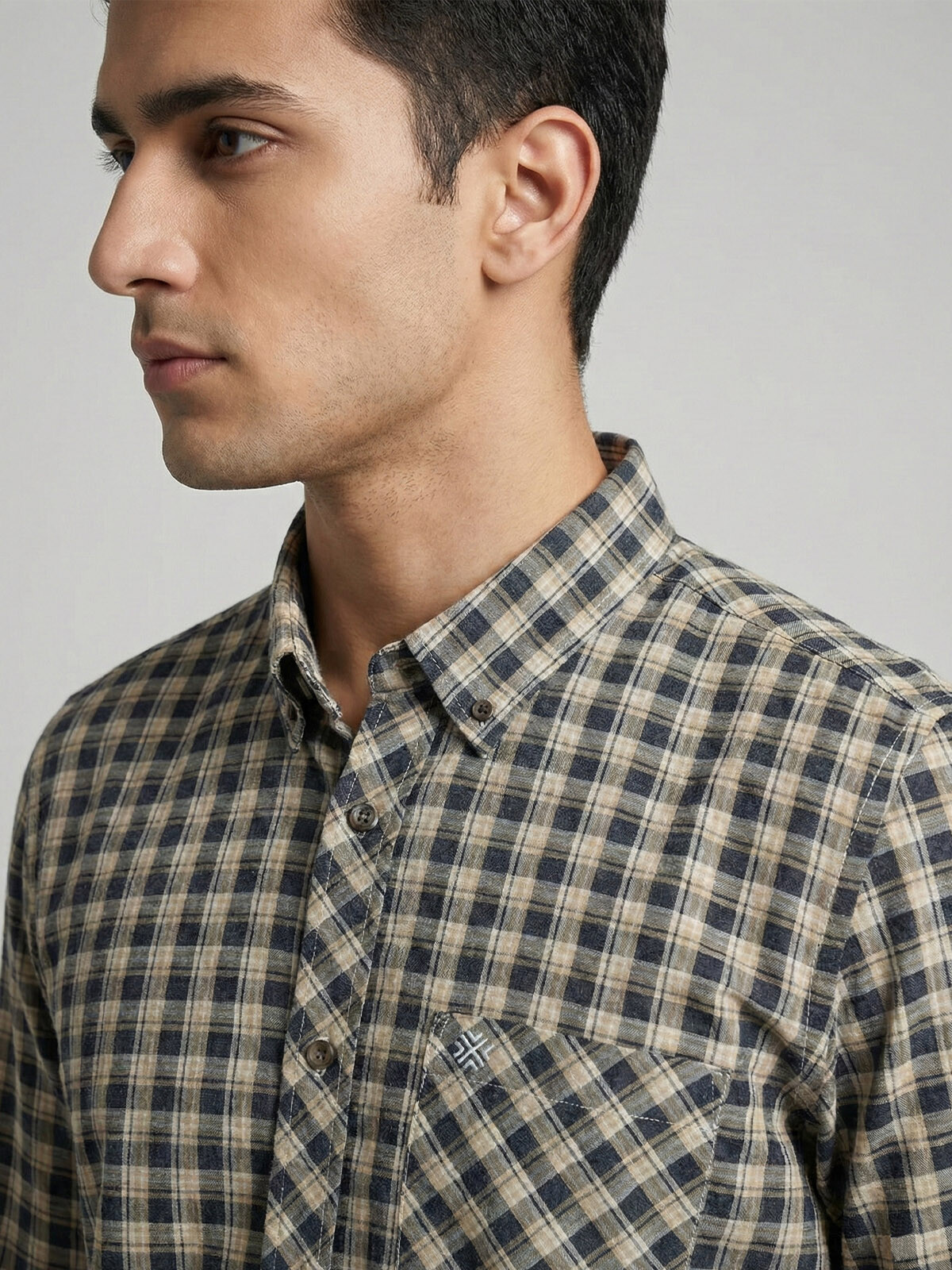 CAMISA MANGA LARGA ESCOCESA CAMISA MANGA LARGA ESCOCESA