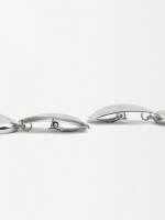 Pendientes Largos Geométricos plateado