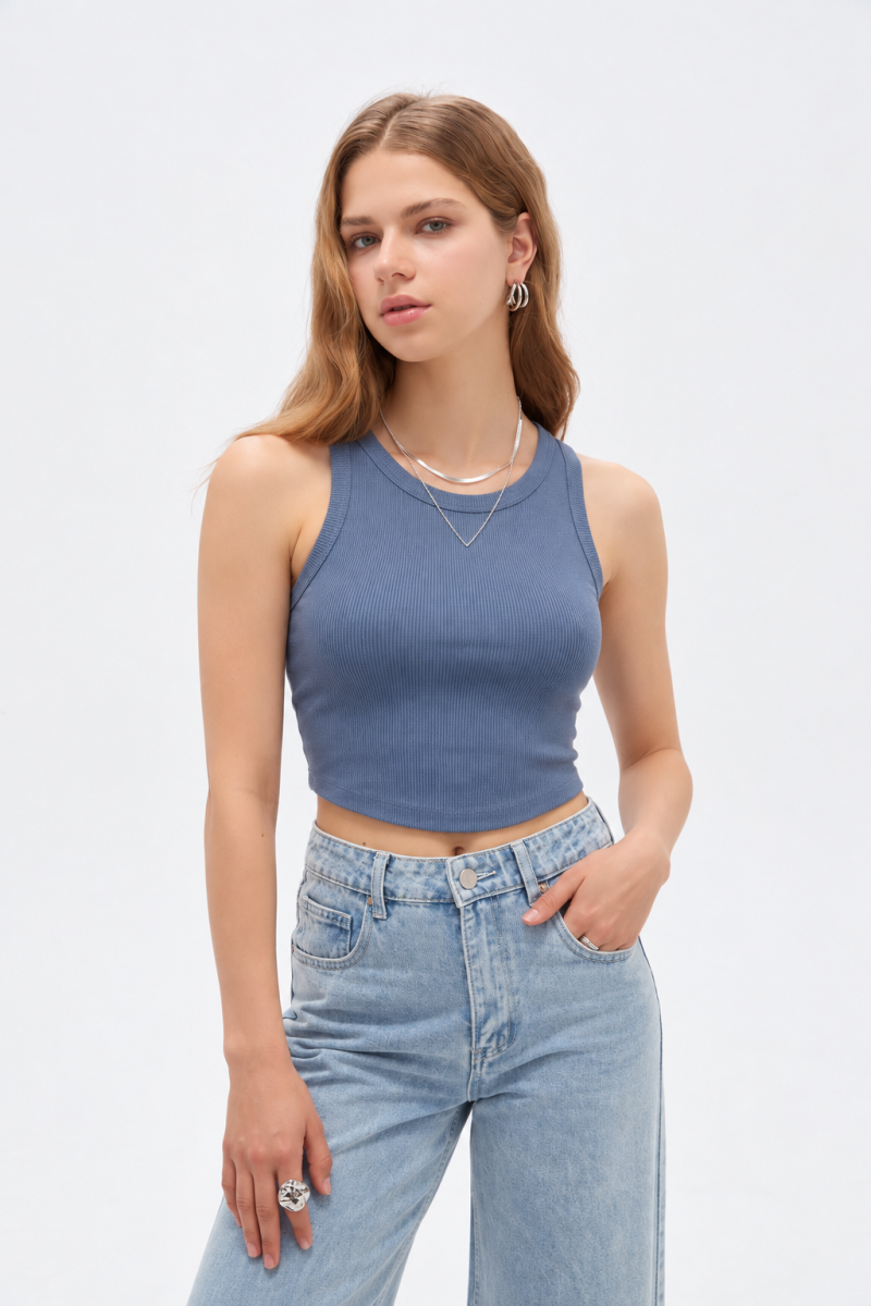 Musculosa Bilto - Azul Grisaceo 